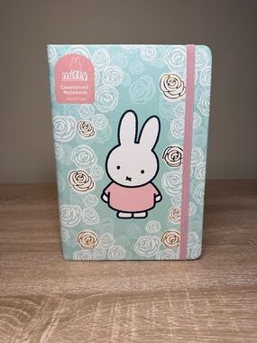 NWT Miffy Casebound Notebook - Mint with Pink Accent